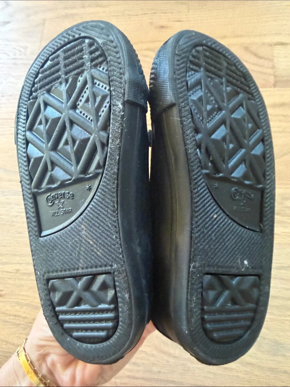 Converse Kids Black High-Top Canvas Sneakers
